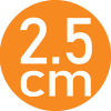 2.5 سانت