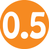 0.5 میلیمتر