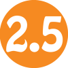 2.5 سانتیمتر