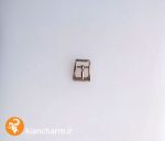 سگک تزئینی گلدانی مینیمال نقره ای