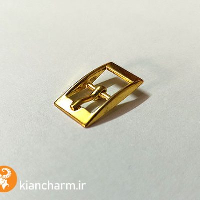 سگک تزئینی مستطیلی مینیمال طلایی